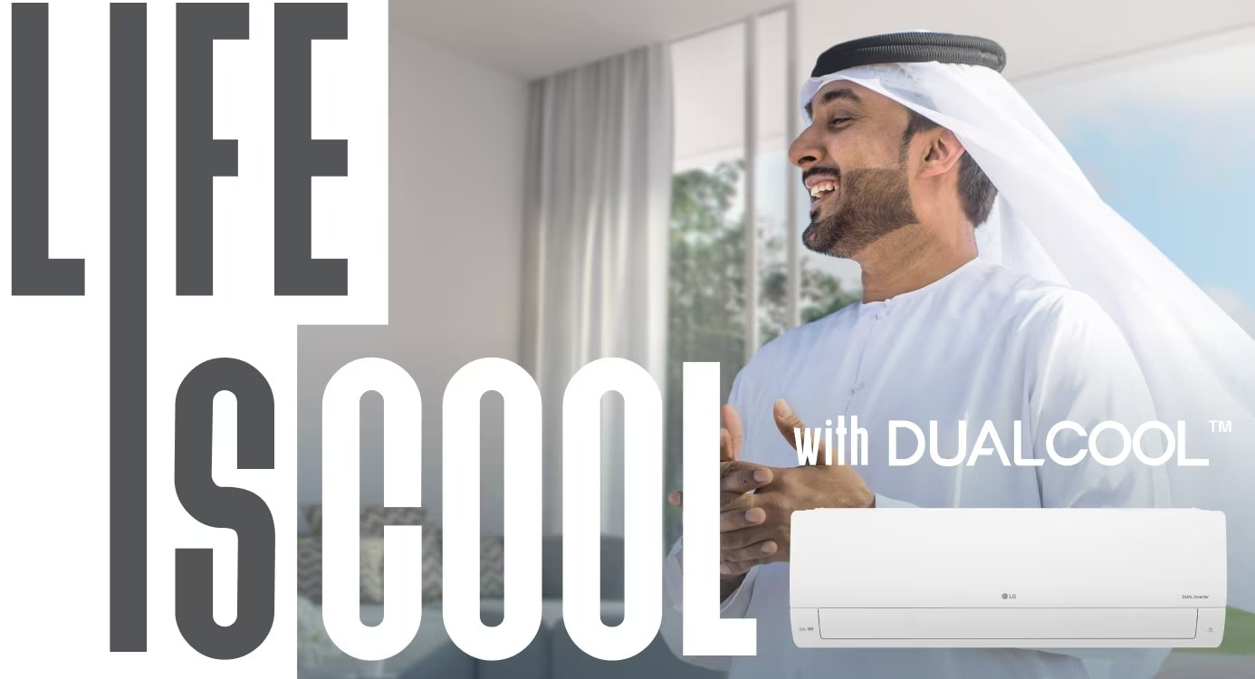 LIFE IS COOL WITH LG DUALCOOL